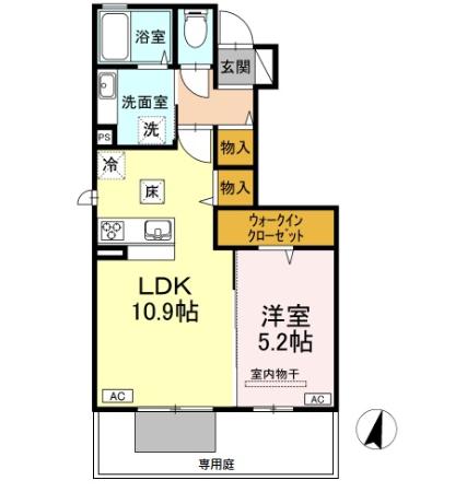 ソレイユ107_間取図