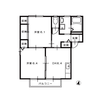 ティファニーD1_間取図