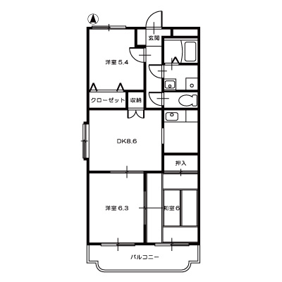フルール5_間取図