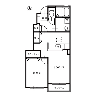 Riversideすみれ101_間取図