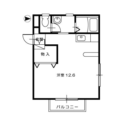 ライフアベニュⅣ1_間取図