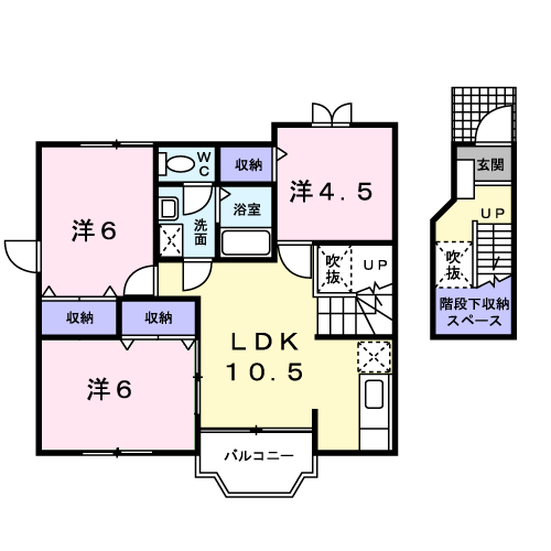 エスポワール２１202_間取図