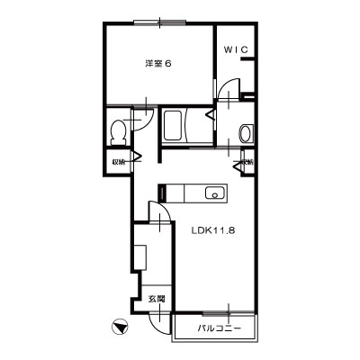 フォンターナ106_間取図