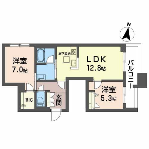 ミヤテラス106_間取図