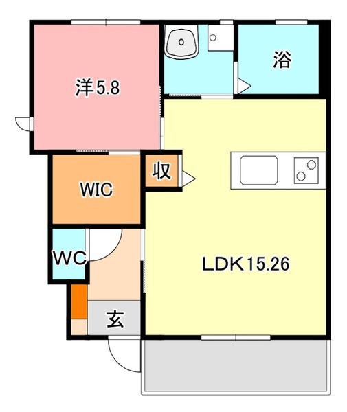 ランドマーク元町B102_間取図