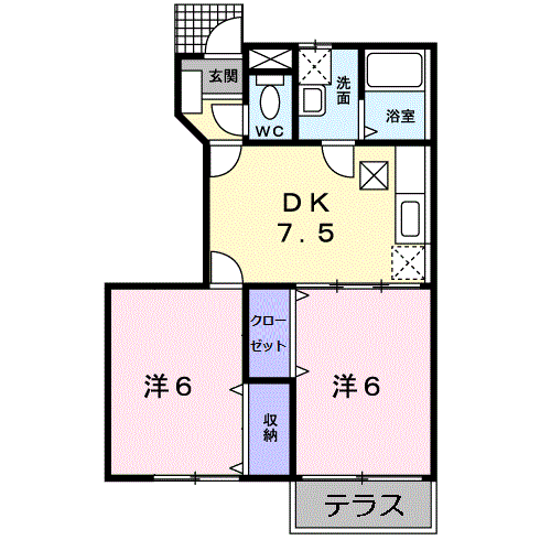 プロムナード102_間取図