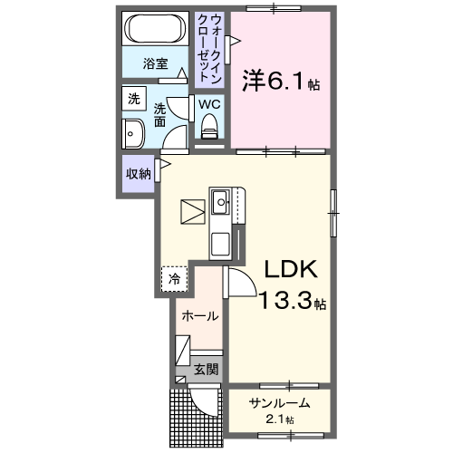 ModeEightⅢ102_間取図