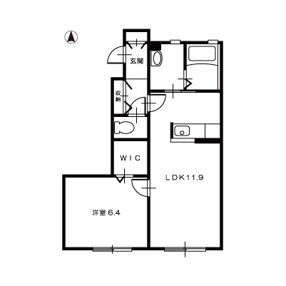 レーヴ102_間取図
